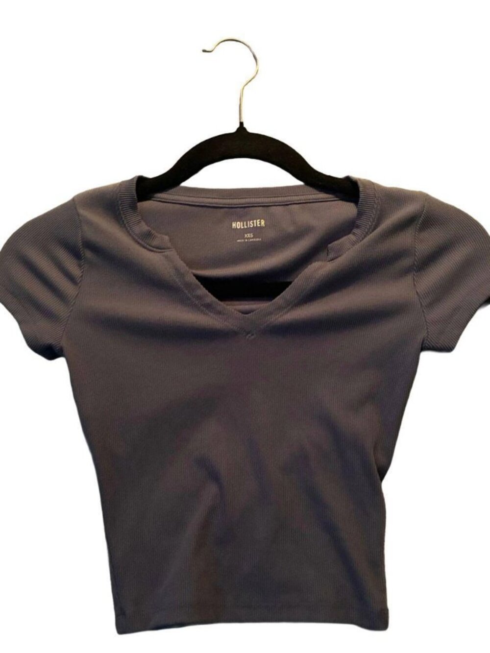 Hollister Powder Blue Crop Top XXS